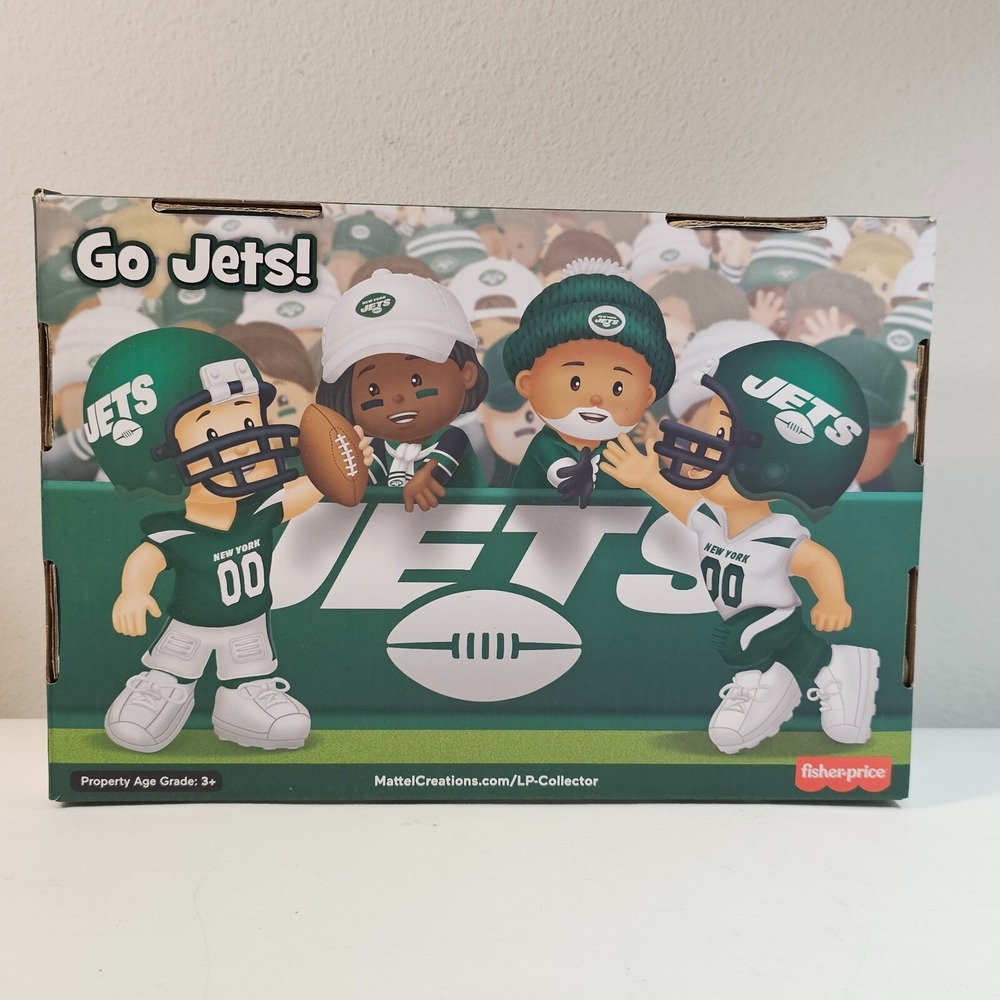 Fisher Price Little People NFL The New York Jets 4 Figure Collector Set - Picture 2 of 6